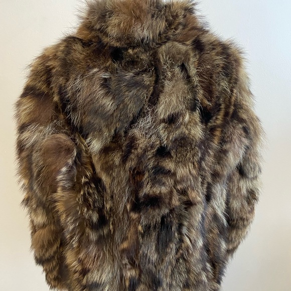 Luxurious Real Fur Jacket - Brown - Picture 4 of 4